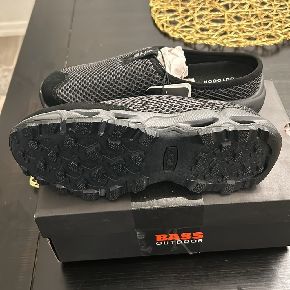 BASS OUTDOOR Women's Aqua MESH Slide Hiking Shoe, Asphalt, US 7 - Picture 9 of 10